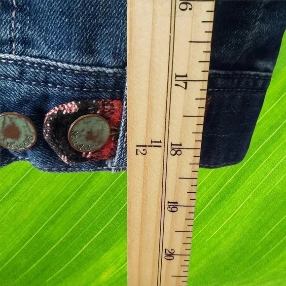 Mudd denim jean jacket size M blue color - Picture 9 of 10